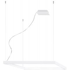 Thoro Lighting Nelya TH147 lampa wisząca 1x50 W biała