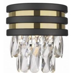 Zuma Line Naica 003064032973 kinkiet 1x42 W czarny-złoty