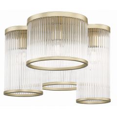 Zuma Line Sergio 003064032975 lampa podsufitowa 4x40 W złota