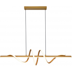 Zuma Line Velenne 003064034713 lampa wisząca 1x40 W złota