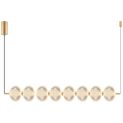 Zuma Line Galatea 003064034757 lampa wisząca 1x50 W złota