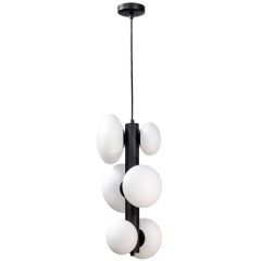 Zuma Line Omi 1194 lampa wisząca 6x5 W czarna