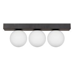Zuma Line Sphere 1204 lampa podsufitowa 3x8 W biała-czarna