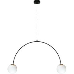 Zuma Line Bow 133867034809 lampa wisząca 2x10 W czarna