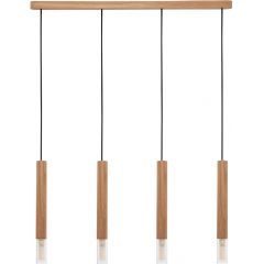 Zuma Line Madera 8620403 lampa wisząca 4x28 W brązowa