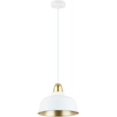 Zuma Line Mensa A8063BK lampa wisząca 1x40 W biała