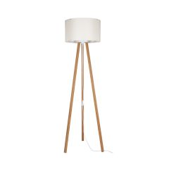 Zuma Line Piko ASZ1664 lampa stojąca 1x20 W drewno-kremowa
