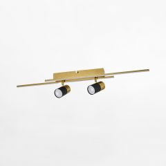 Zuma Line Lumo CL231041 lampa podsufitowa 2x12 W czarna-złota