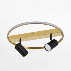 Zuma Line Vienna CL231045 lampa podsufitowa 2x12 W czarna-złota