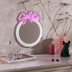 Zuma Line Neon FMMT07 lampa ścienna 1x W różowy-przezroczysty