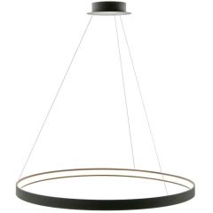 Zuma Line Circle LA07211BK lampa wisząca 1x50 W czarna