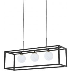 Zuma Line Piro MD311533BT lampa wisząca 3x9 W czarna