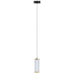 Zuma Line Cally MD31471A3GT lampa wisząca 1x8 W przezroczysta-złota