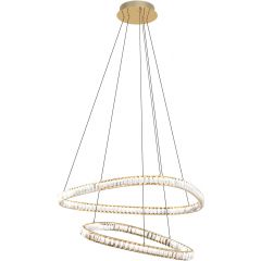 Zuma Line Athesa MD316923GT lampa wisząca 1x36 W przezroczysta