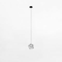 Zuma Line Colore MD33501BLC lampa wisząca 1x6 W czarna-przezroczysta
