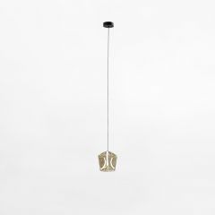 Zuma Line Colore MD33501BLCO lampa wisząca 1x6 W czarna-przezroczysta-bursztynowa