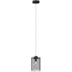 Zuma Line Nira MD35231EBCN lampa wisząca 1x40 W czarna-przydymiona