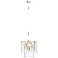 Zuma Line Nira MD35238MEGN lampa wisząca powyżej 6x40 W przezroczysta-złota