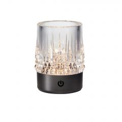 Zuma Line Crystal NHTDN08NB lampa stołowa 1x1 W czarna