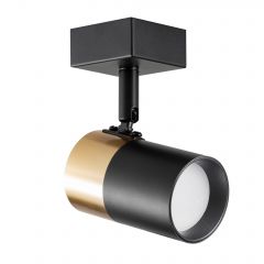 Zuma Line Fori OB2204BD1BK lampa podsufitowa 1x50 W czarna-złota