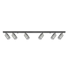 Zuma Line Ren OB2211BD6BK lampa podsufitowa 6x50 W czarna-szara