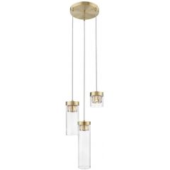 Zuma Line Gem P038903D0FD2 lampa wisząca 3x28 W chrom