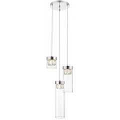 Zuma Line Gem P038903DF4AC lampa wisząca 3x28 W chrom