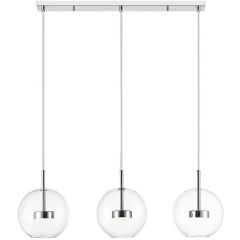 Zuma Line Enceladus P042803JB5AC lampa wisząca 3x5 W chrom-przezroczysta