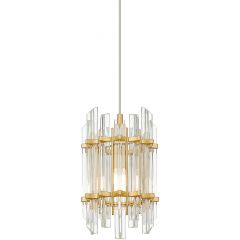 Zuma Line Alexandria P055601DV7V7 lampa wisząca 1x40 W złota