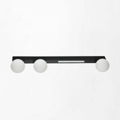 Zuma Line Lund W2311023 lampa podsufitowa 4x40 W biała-czarna
