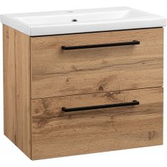 Astor Aster AMATU6020N umywalka z szafką 61 cm dąb