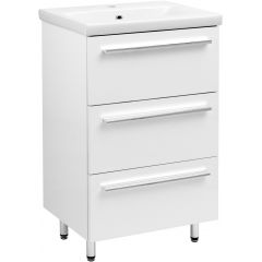 Astor Bryza AMBZU50027 umywalka z szafką 51 cm białą