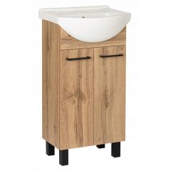 Astor Diuna Wotan AMLUD2532N umywalka z szafką 45 cm dąb