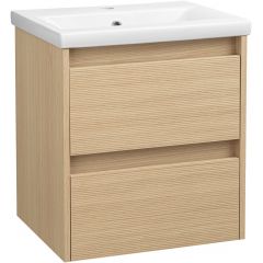 Astor Aria AMOTI502MW umywalka z szafką 51 cm dąb