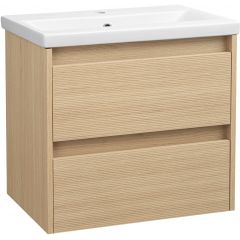 Astor Aria AMOTI602MW umywalka z szafką 61 cm dąb