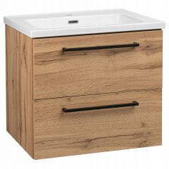 Astor Mona AMZTE0042N umywalka z szafką 60 cm dąb