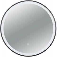 Balneo Venus L01010104032 lustro 70x70 cm okrągłe z oświetleniem z matą grzewczą czarny