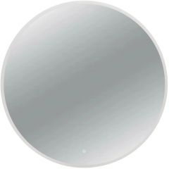 Balneo Moon L01010204016 lustro 70x70 cm okrągłe z oświetleniem z matą grzewczą biały