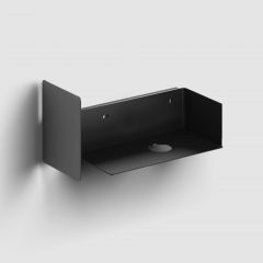 Clou New Flush CL073643021 konsola 44x18x21.2 cm podumywalkowa wisząca czarna