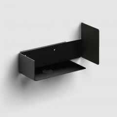 Clou New Flush CL073643221 konsola 44x18x21.2 cm podumywalkowa wisząca czarna
