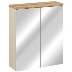Comad Bali Cashmere BALICASHMERE84602D szafka 60x20x70 cm z lustrem beżowa