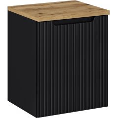 Comad Nova Black SETNOBBOAK50CMD szafka z blatem 50x40x57 cm podumywalkowa wisząca czarna