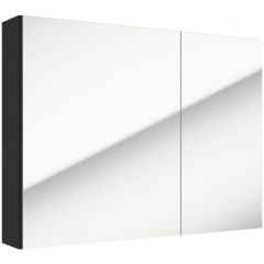 Defra Salsa 242E08002 szafka 80x15x60 cm z lustrem czarna