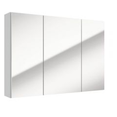 Defra Salsa 242E08501 szafka 85x15x60 cm z lustrem biała