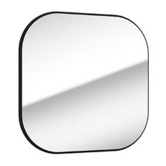 Defra Mo-re 291L06002 lustro 60x60 cm kwadratowe czarny