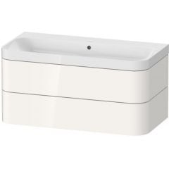 Duravit Happy D.2 Plus HP4348N2222 umywalka z szafką 97.5 cm biała