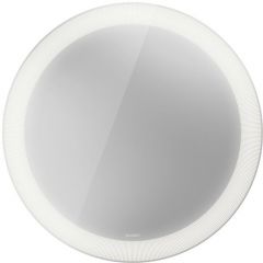 Duravit Happy D.2 Plus HP7481S00000100 lustro 90x90 cm okrągłe z oświetleniem biały
