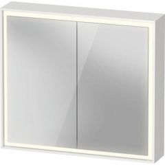 Duravit L-Cube LC7551018180010 szafka 80x15x70 cm z lustrem biała