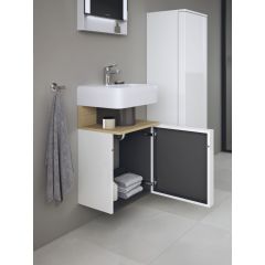 Duravit Qatego QA4076L30220000 szafka 44x35x64.5 cm podumywalkowa wisząca biała