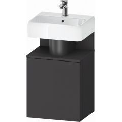 Duravit Qatego QA4076R49490000 szafka 44x35x64.5 cm podumywalkowa wisząca grafit